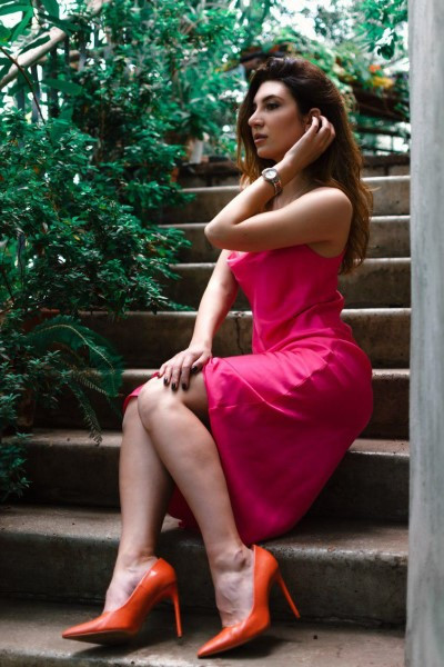 Katie femme russe foulard